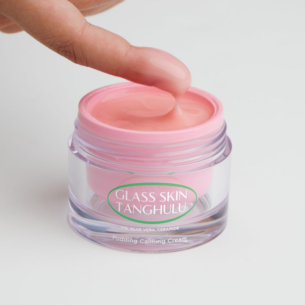 OLIVIAUMMA Glass Skin Tanghulu Fig Pudding Calming Cream – Barrier Repair & Hydration (50g)