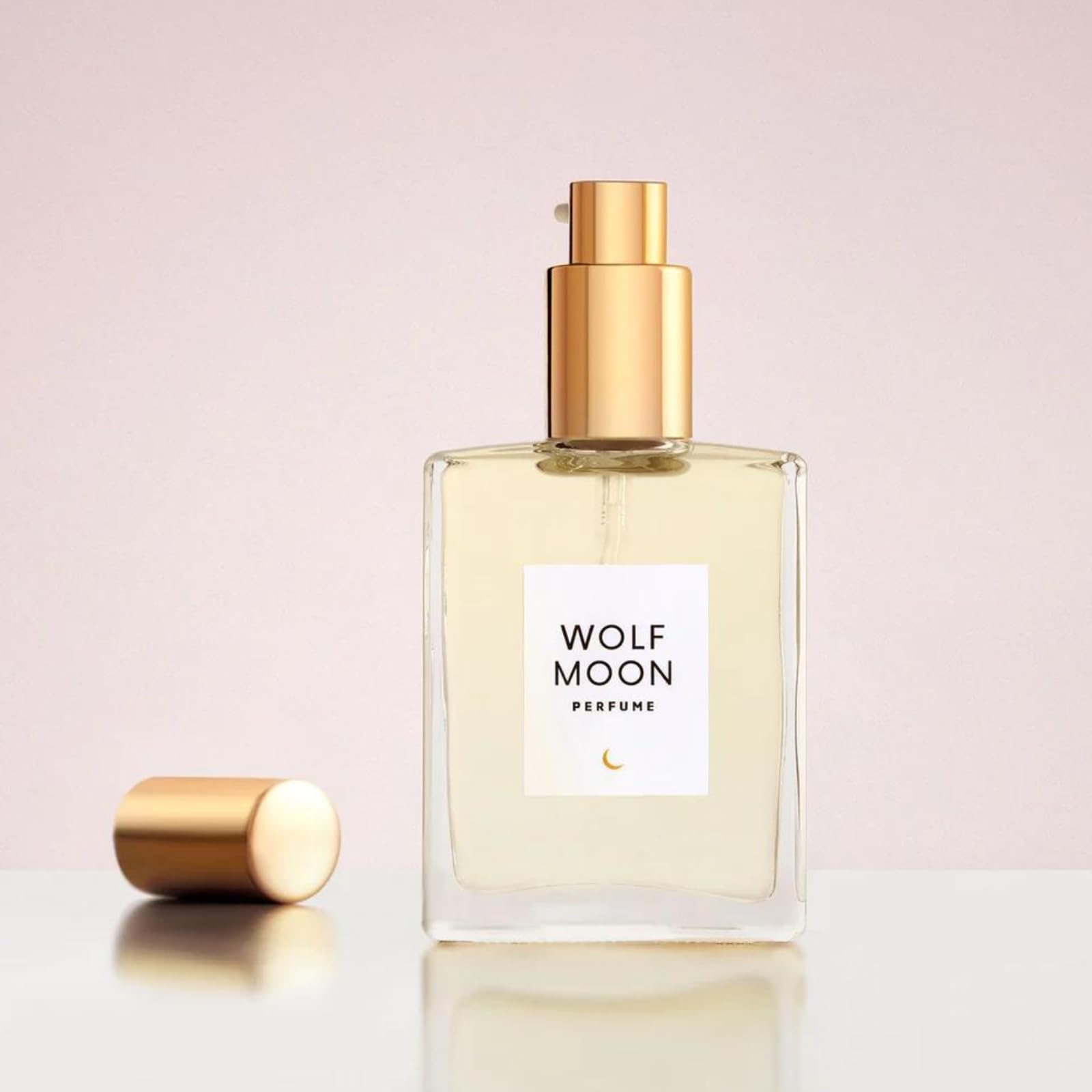 Olivine Atelier Body Perfume Oil – Aromatherapy Fragrance with Amber & Vanilla Notes | Wolf Moon, 2 oz