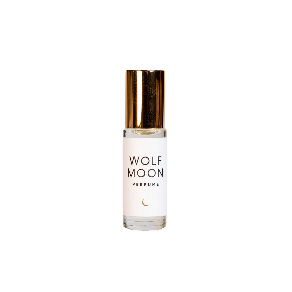 Olivine Atelier Wolf Moon Mini Perfume Oil – Travel Size Amber & Vanilla Fragrance 5ml