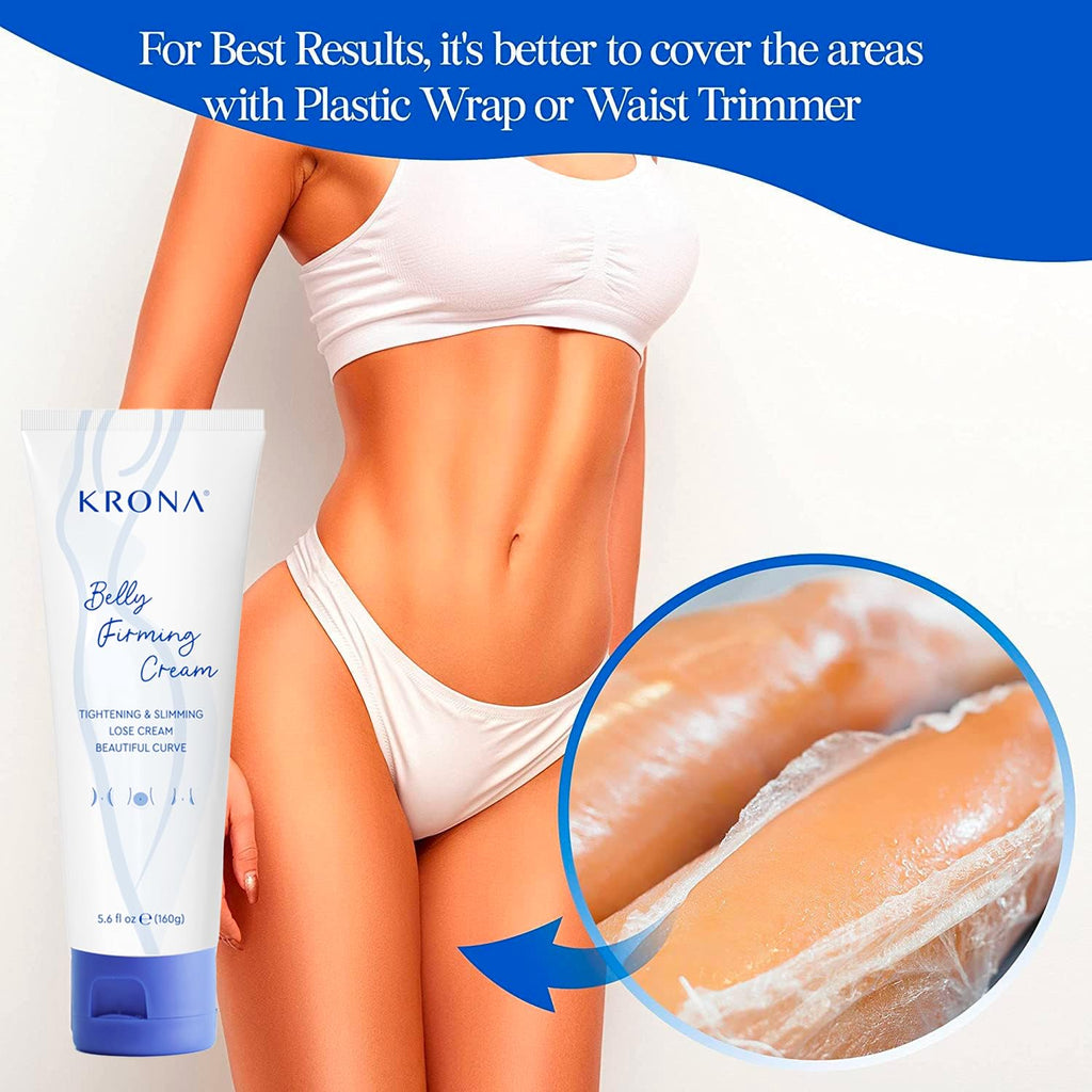 OLIVITA B Flat Belly Firming Cream – Tighten & Hydrate Stomach, Thighs & Butt