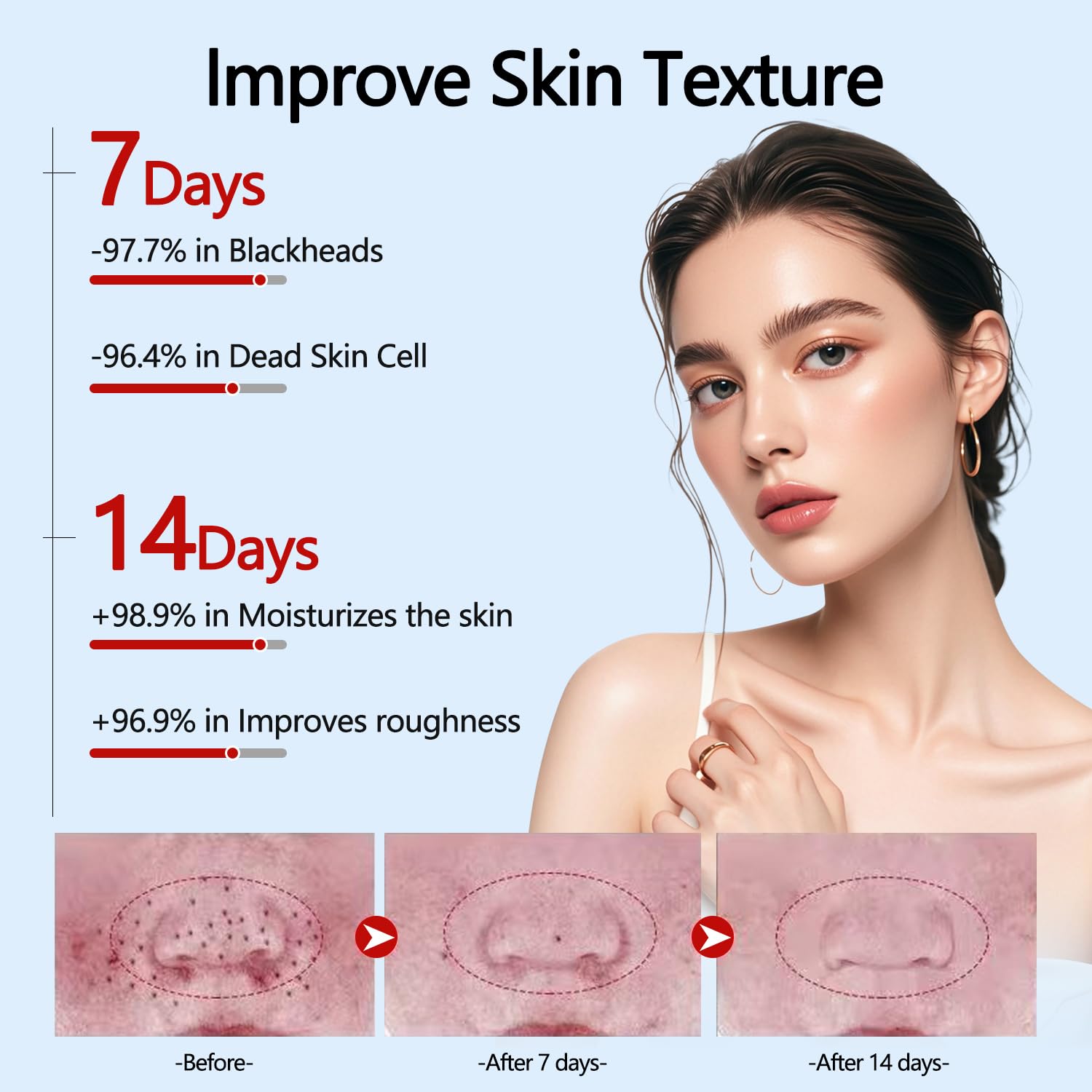 OLV Peel Shot Glow Rice Ampoule Duo – White & Black Rice Exfoliant for All Skin Types