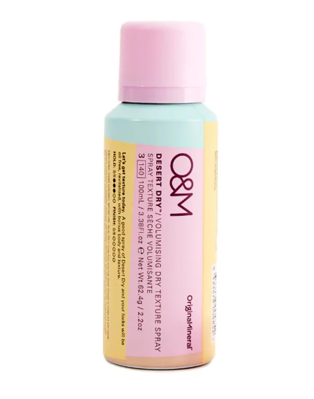O&M Desert Dry Volumizing Texture Spray – Lightweight Oil-Absorbing Styling Mist for Fine Hair, 100ml