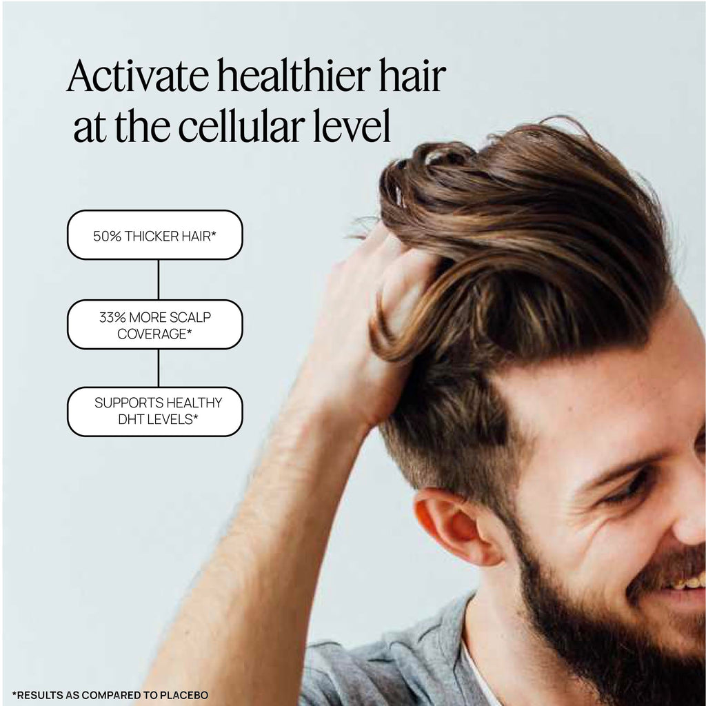 OMI WellBeauty Men's Hair Growth Peptides — Doctor-Recommended Follicle Fortifying Biotech