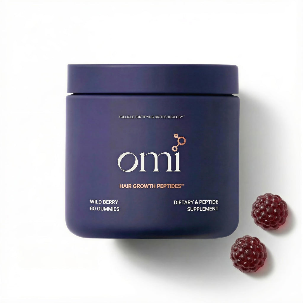 OMI WELLBEAUTY Hair Growth Peptides Gummies – Doctor Recommended, Patented Follicle Fortifying Biotech