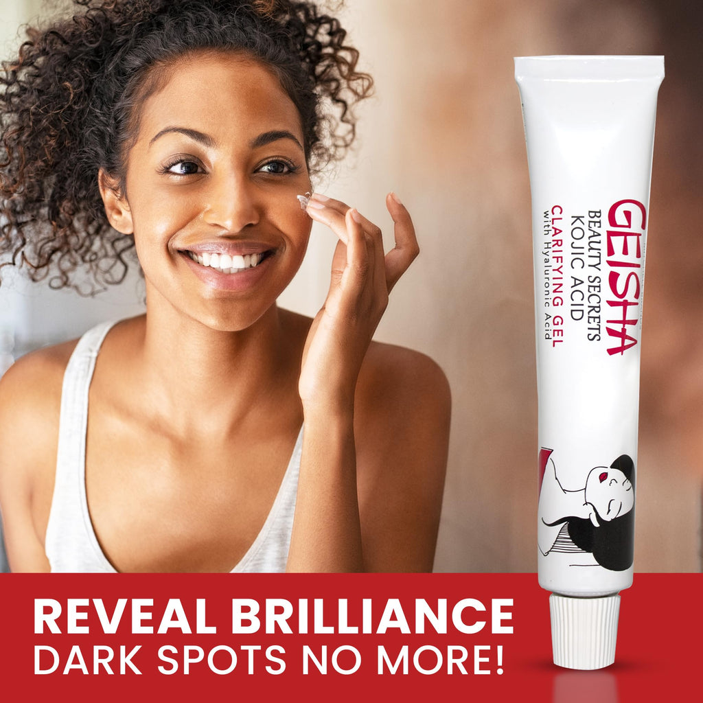 OMIC Geisha Kojic Acid Gel – 1 fl oz / 30g (Pack of 2) | Skin Brightening & Clarifying Gel