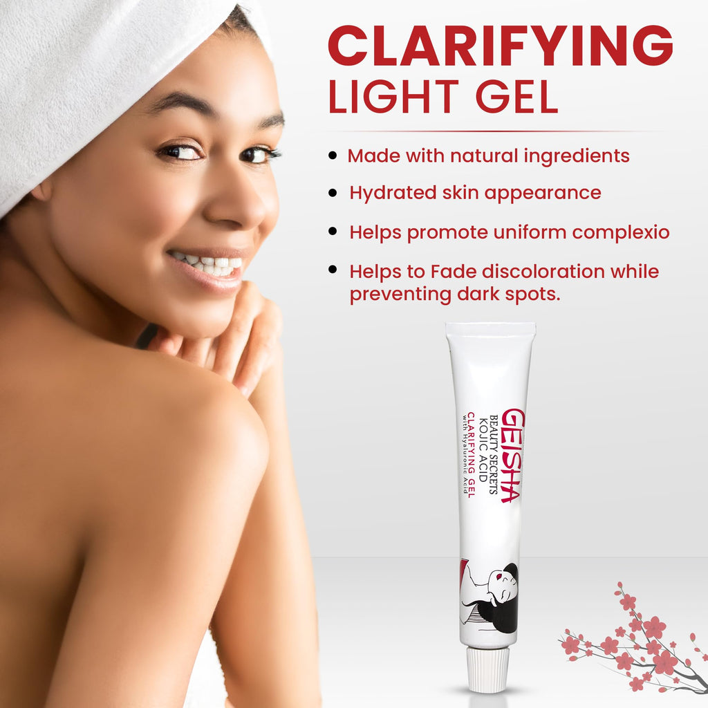 OMIC Geisha Kojic Acid Gel – 1 fl oz / 30g (Pack of 2) | Skin Brightening & Clarifying Gel