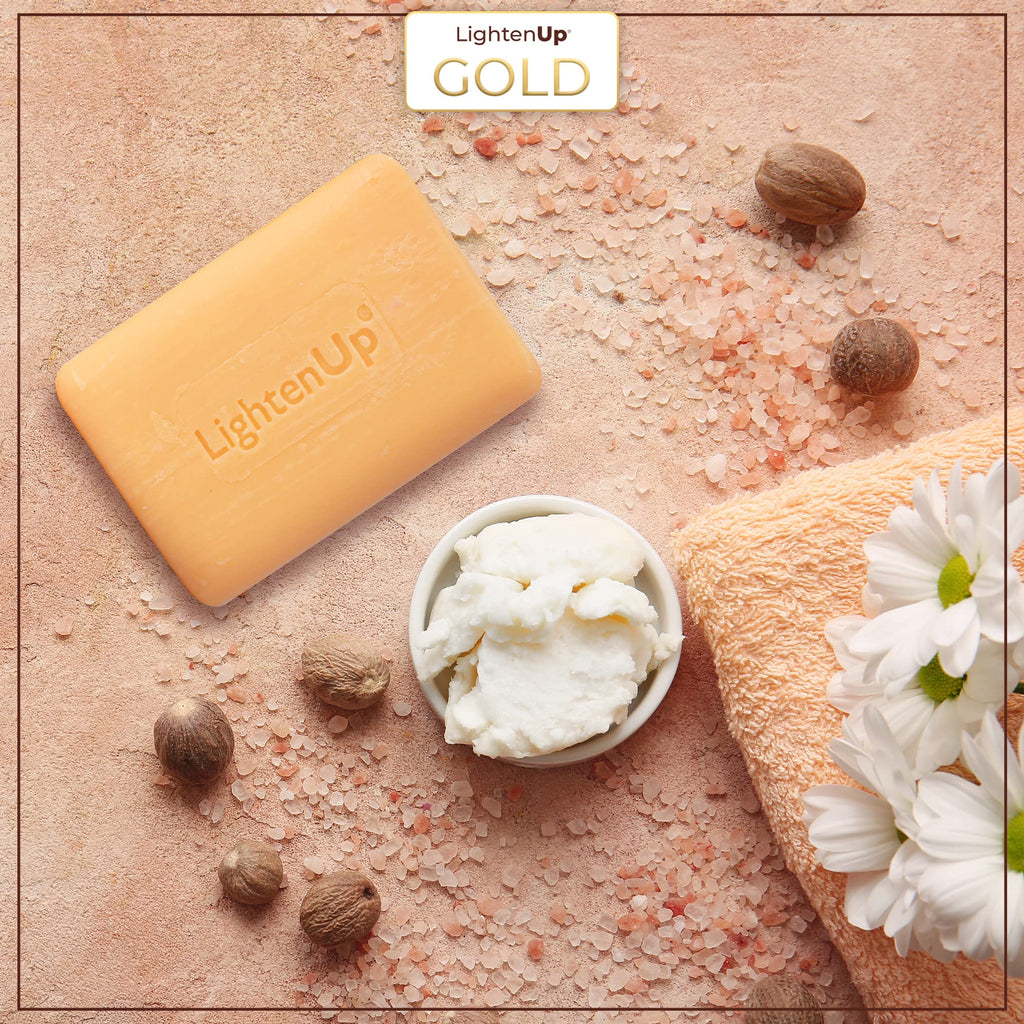 OMIC Lighten-Up Anti-Aging Cleansing Bar Soap 200g – Shea Butter & Argan Oil, Pack of 2