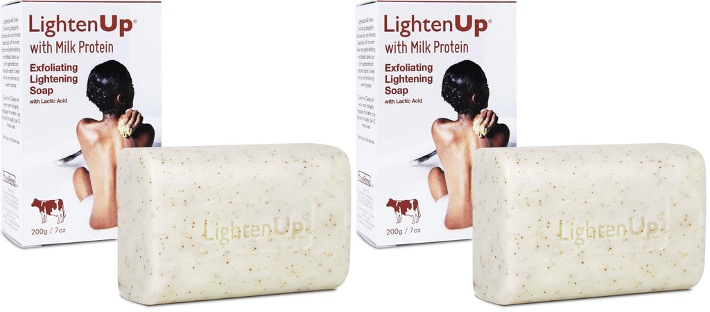 OMIC Lighten-Up Lactic Acid Exfoliating Soap – 7.7 oz / 200 g Pack of 2