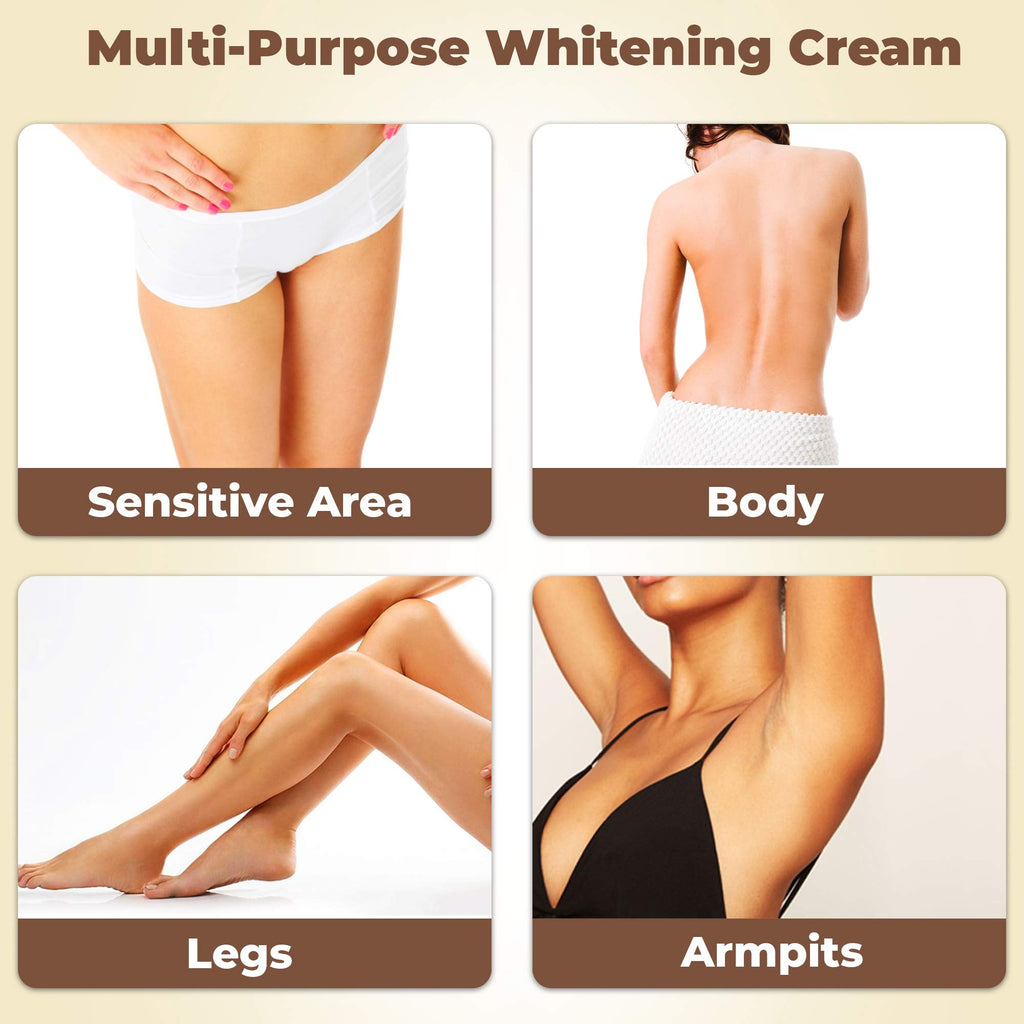 OMIC Lighten-Up Plus Active Skin Brightening Cream – 3.4 oz (100 ml) for Face & Body