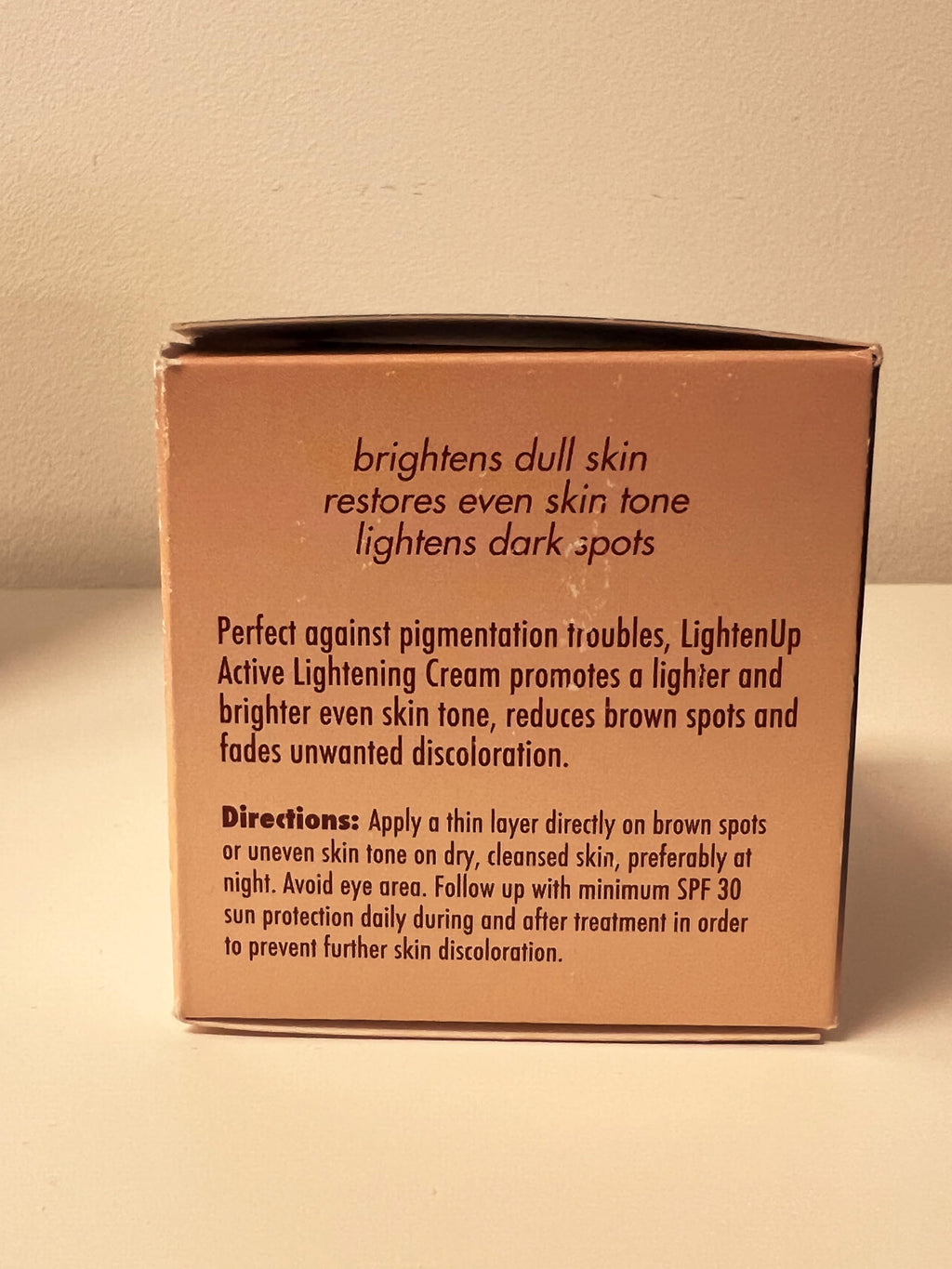 OMIC Lighten-Up Plus Active Skin Brightening Cream – 3.4 oz (100 ml) for Face & Body