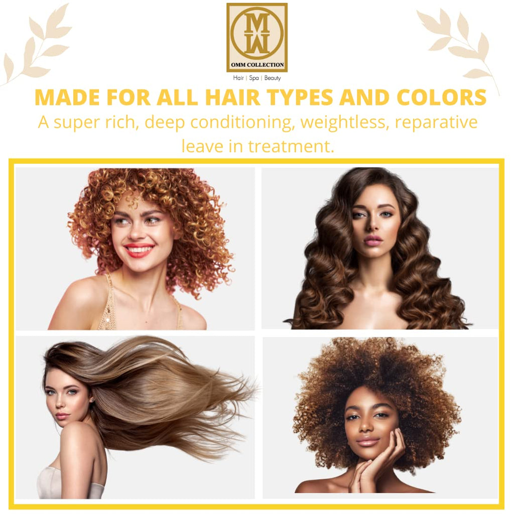 OMM Collection Natural Hair Thickening Mask – Hydrating Vegan Haircare