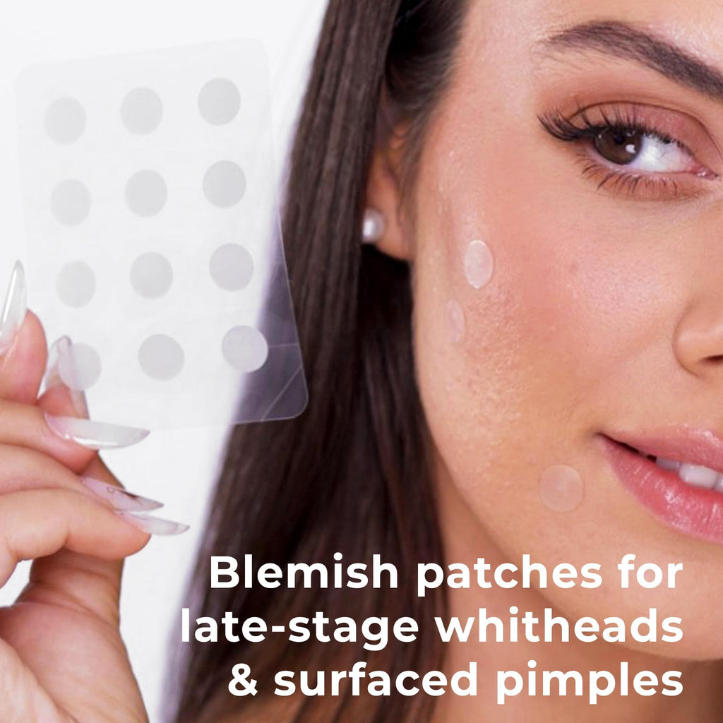 OMMA Korean Pimple Patches – Hydrocolloid Acne Dots, 72 Count, 10mm, Salicylic Acid