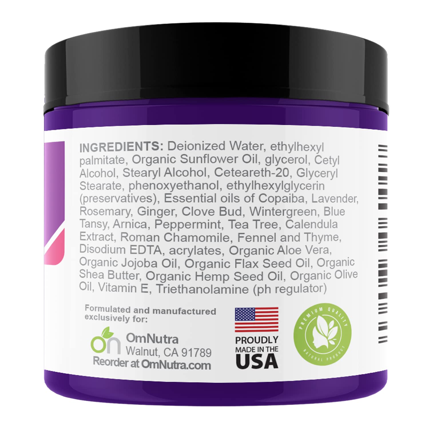 OmNutra OncoEase Oncology Cream – Organic Moisturizer for Dry Skin & Gentle Topical Care