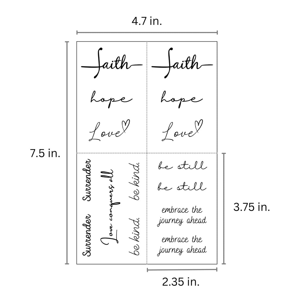 One Grace Soul Collection – Realistic Waterproof Mini Tattoos