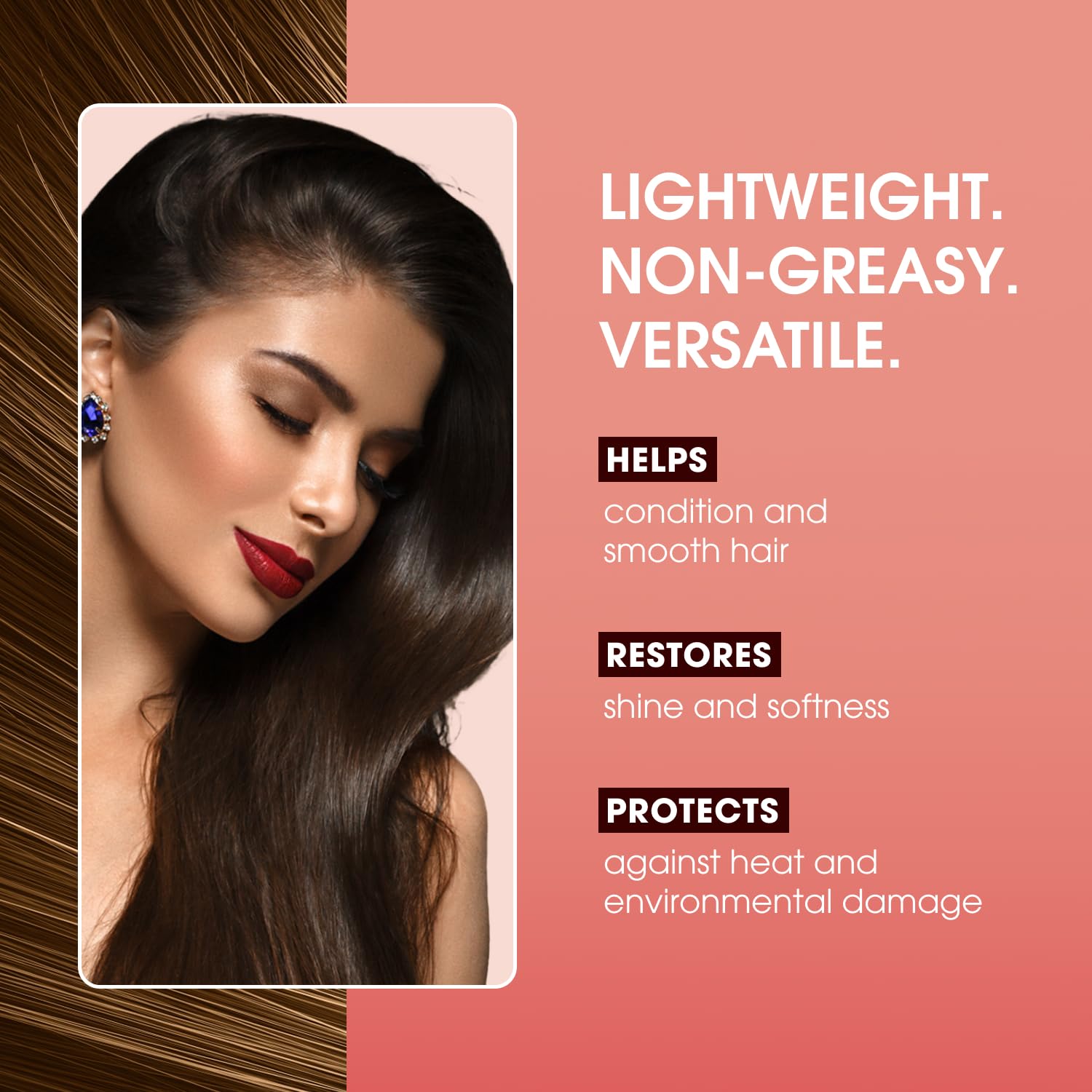 One 'N Only Argan Oil Hair Treatment - Lightweight Hydrating Hair Oil for Natural Hair, Wigs & Extensions (2pk)