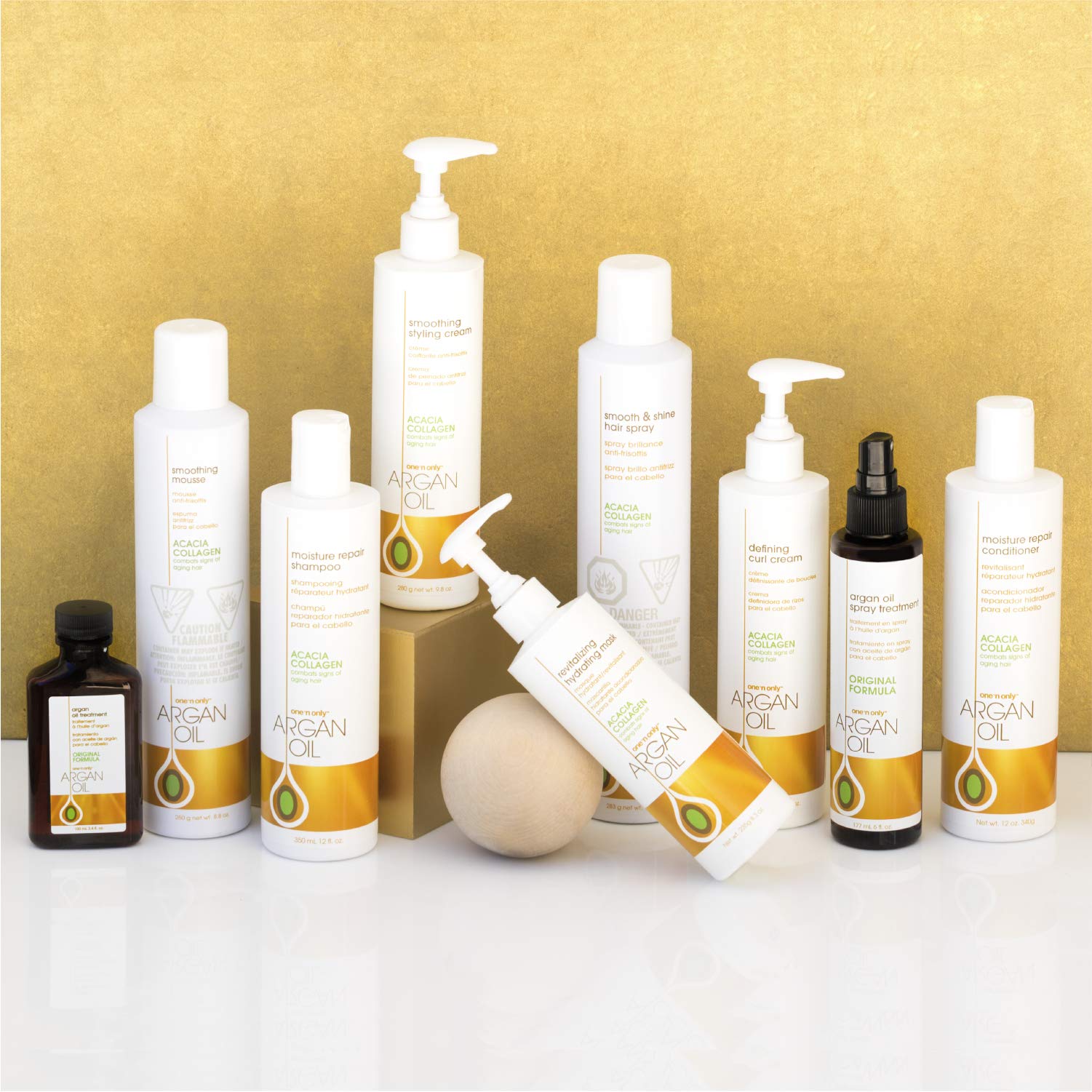 One 'n Only Argan Oil Smoothing Styling Cream – Color Protection, Frizz Control, Hydration, Shine & Definition (9.8 oz)