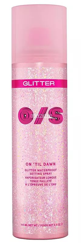 One Size On 'Til Dawn Glitter Waterproof Setting Spray 3.4 oz – Limited Edition 2025