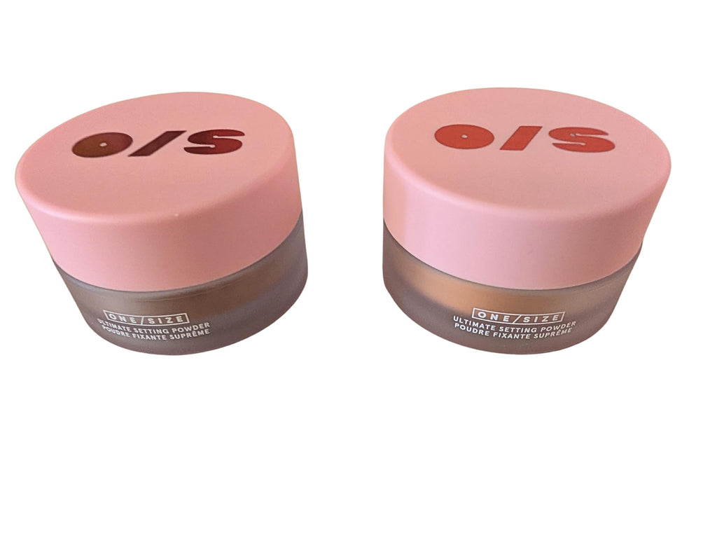 ONE/SIZE The Ultimate Set Blurred & Bright – Mini 2-Piece Setting Powder Duo in Rich Peach & Dark/Deep