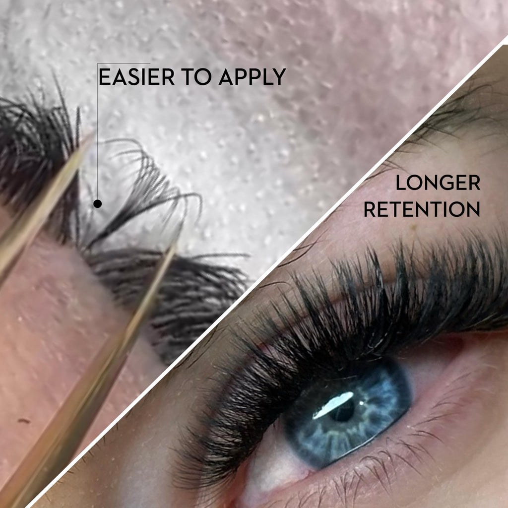 One V Salon Pro 14D Ultra-Speed Promade Fans | 1000 Premade Mega Volume Lash Fans | C Curl | 0.05mm | 9–15mm Mixed Lengths