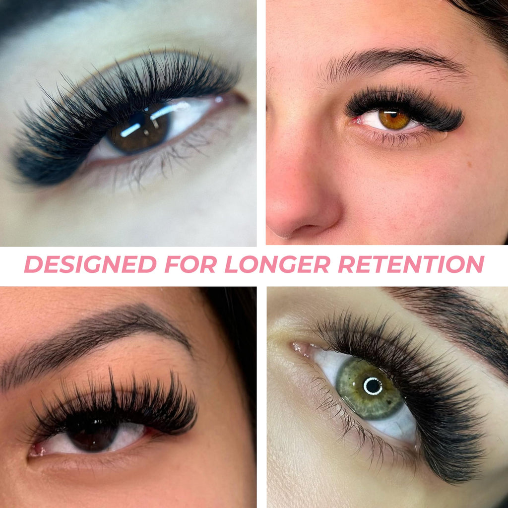 One V Salon Pro 14D Ultra-Speed Promade Fans | 1000 Premade Mega Volume Lash Fans | C Curl | 0.05mm | 9–15mm Mixed Lengths