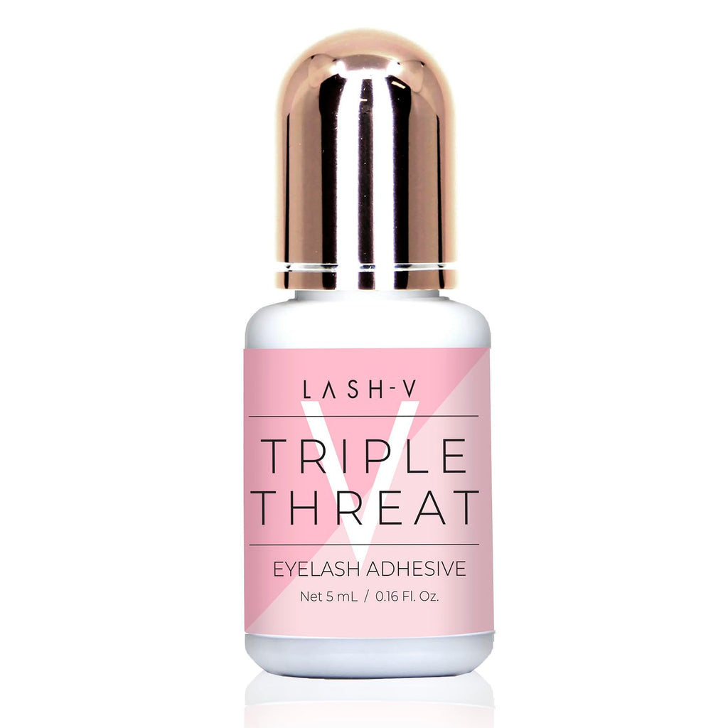 One V Salon Strong Triple Threat Lash Glue – 0.17 oz / 5 ml | 0.5s Dry, 7+ Weeks Retention