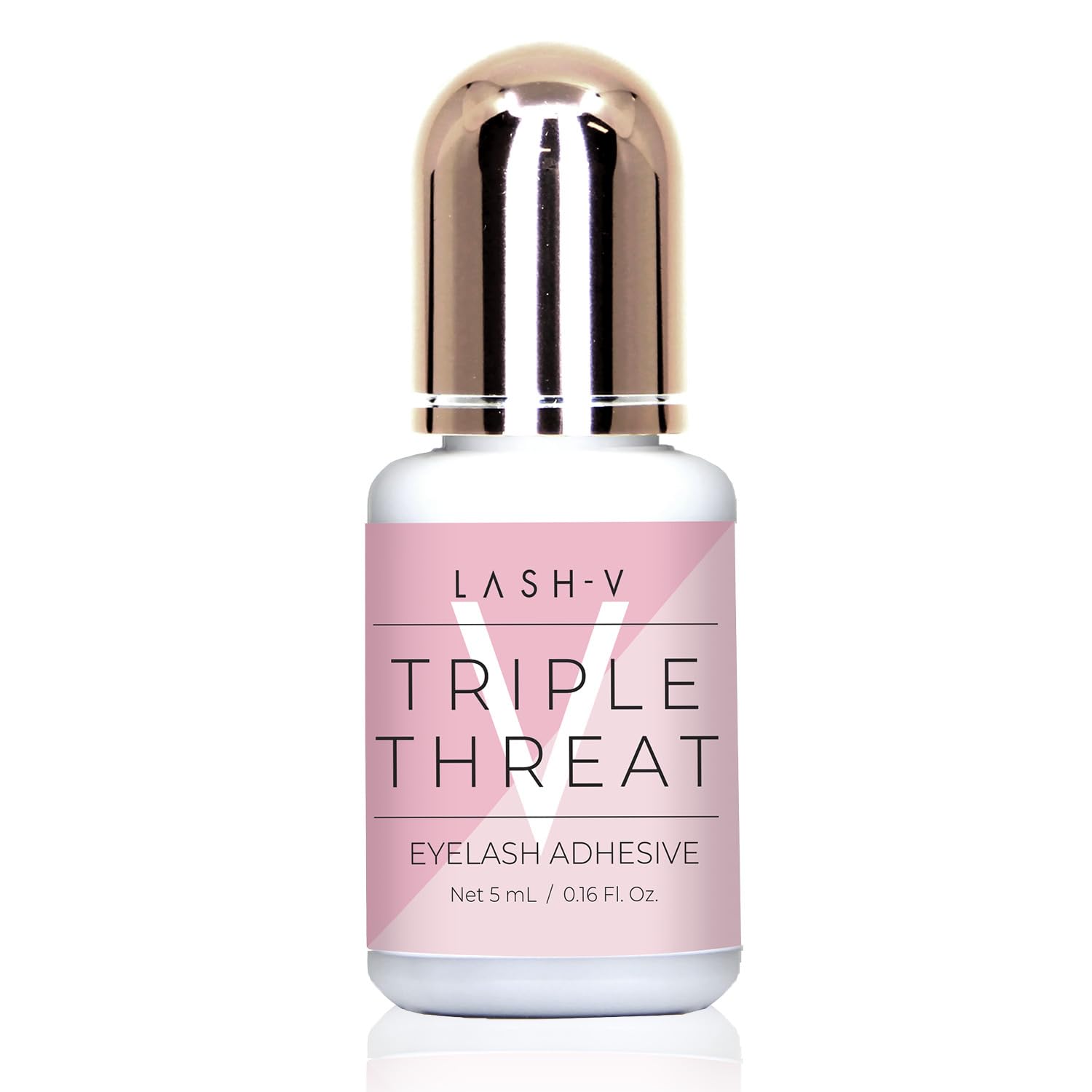 One V Salon Strong Triple Threat Lash Glue – 0.17 oz / 5 ml | 0.5s Dry, 7+ Weeks Retention
