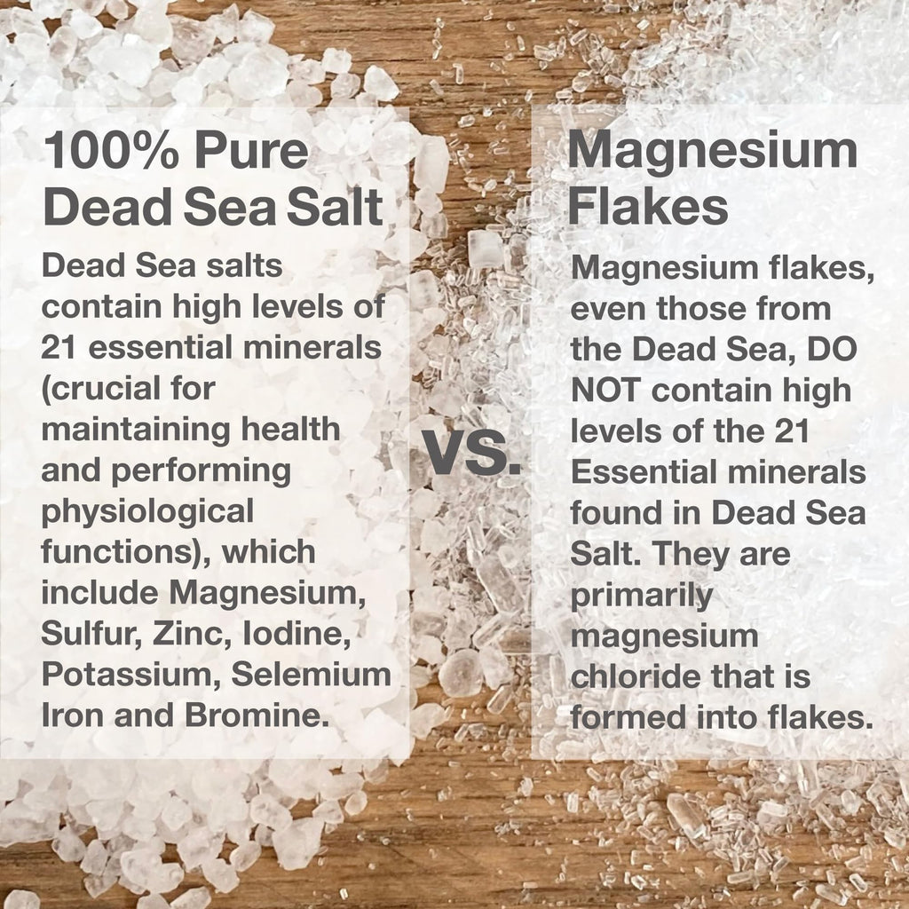 One With Nature 100% Pure Dead Sea Salt for Bath – 5lb Unscented | Mineral-Rich, Exfoliating