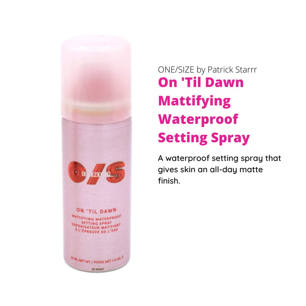 ONE/SIZE by Patrick Starrr Mini On 'Til Dawn Mattifying Waterproof Setting Spray – 1 oz