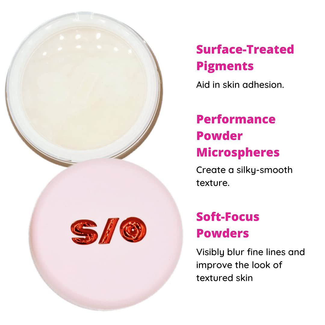 ONE/SIZE Patrick Starrr Ultimate Blurring Setting Powder – Universal Translucent, Travel Size Mini, Soft Matte Finish