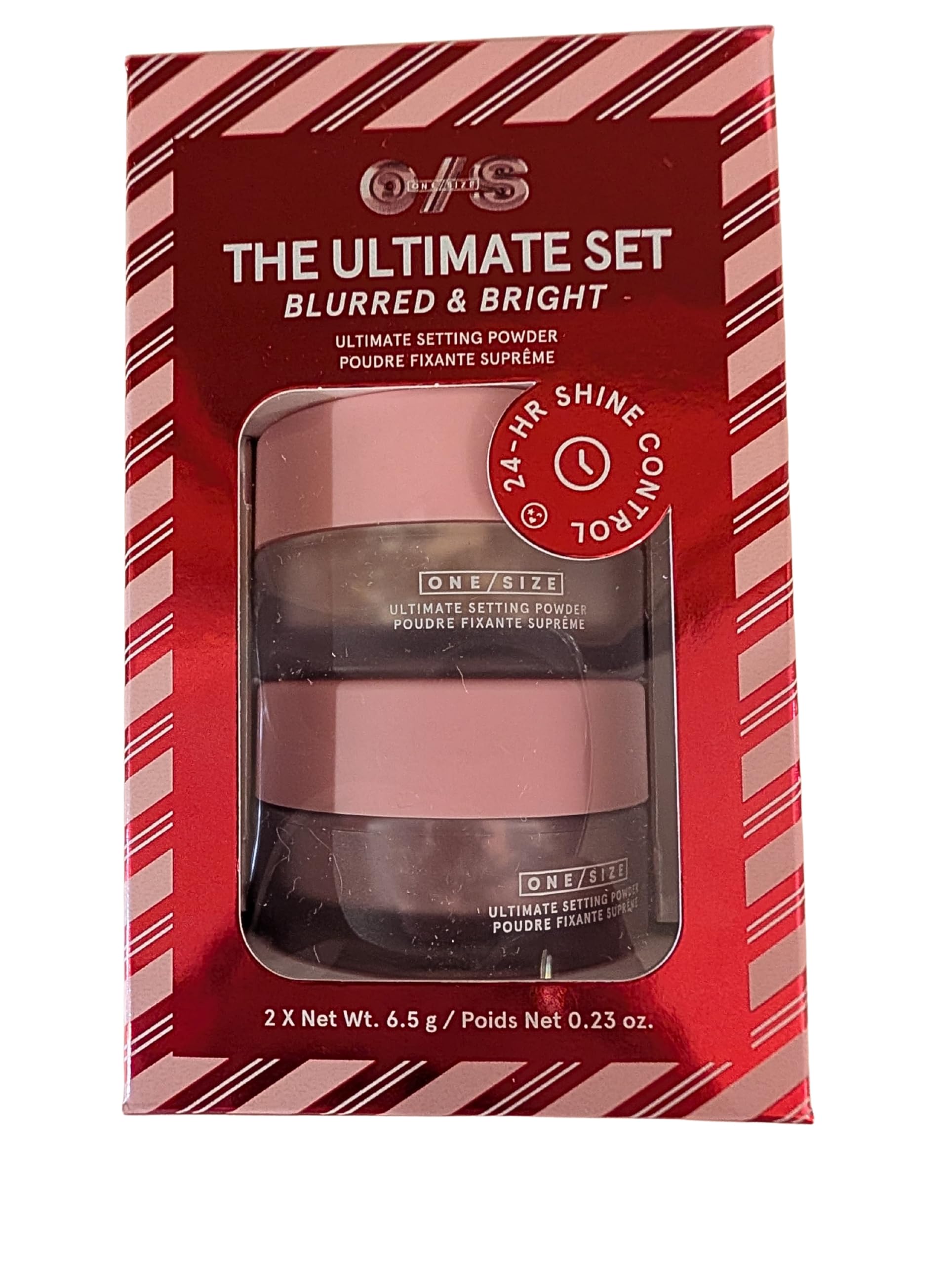 ONE/SIZE Ultimate Set Blurred & Bright Setting Powder Duo — Translucent & Ultra Pink | 2 x 6.5 g