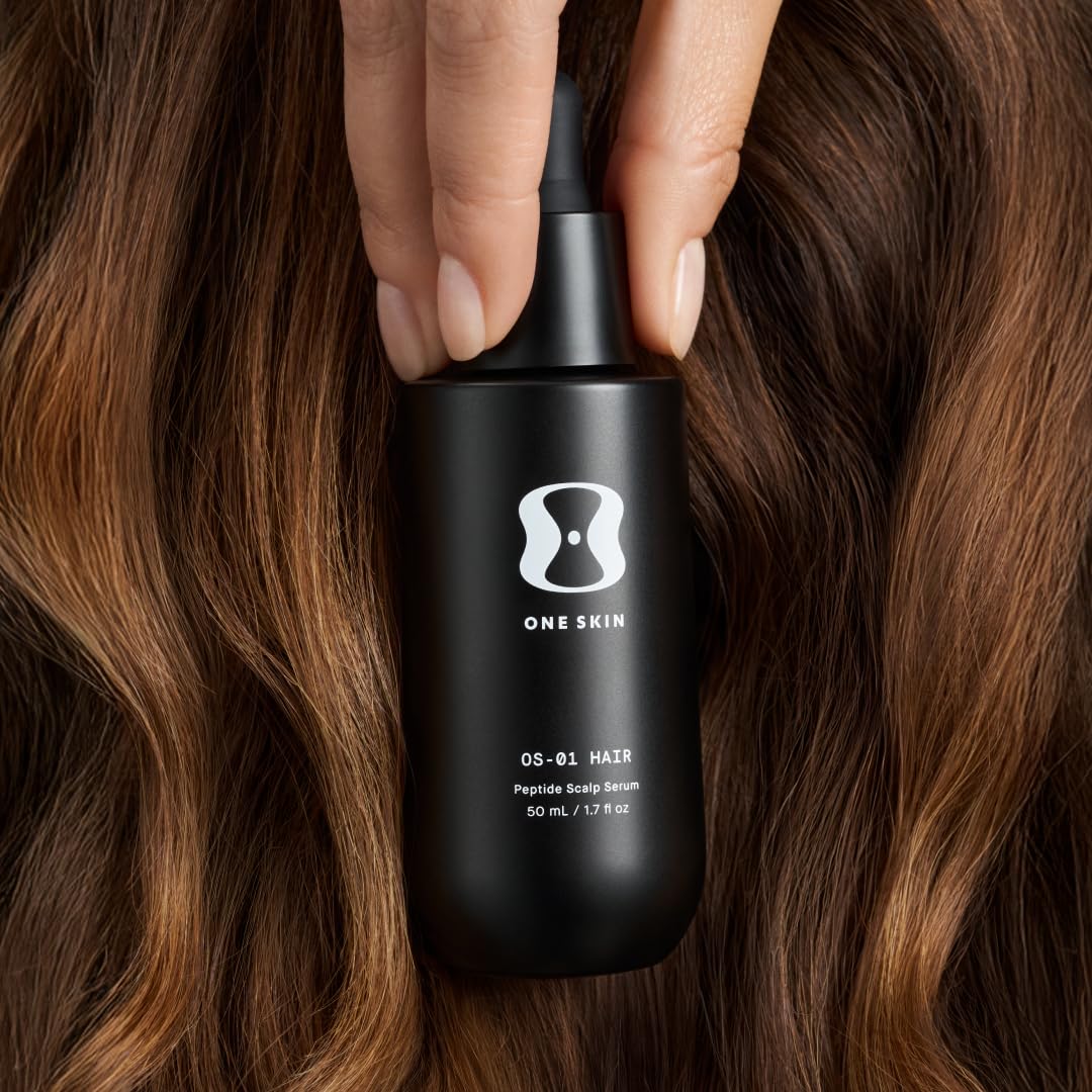 oneskin HAIR OS-01 Peptide Scalp Supplement Bundle | Reduce Shedding & Support Hair Density, 150 mL / 5 Fl Oz