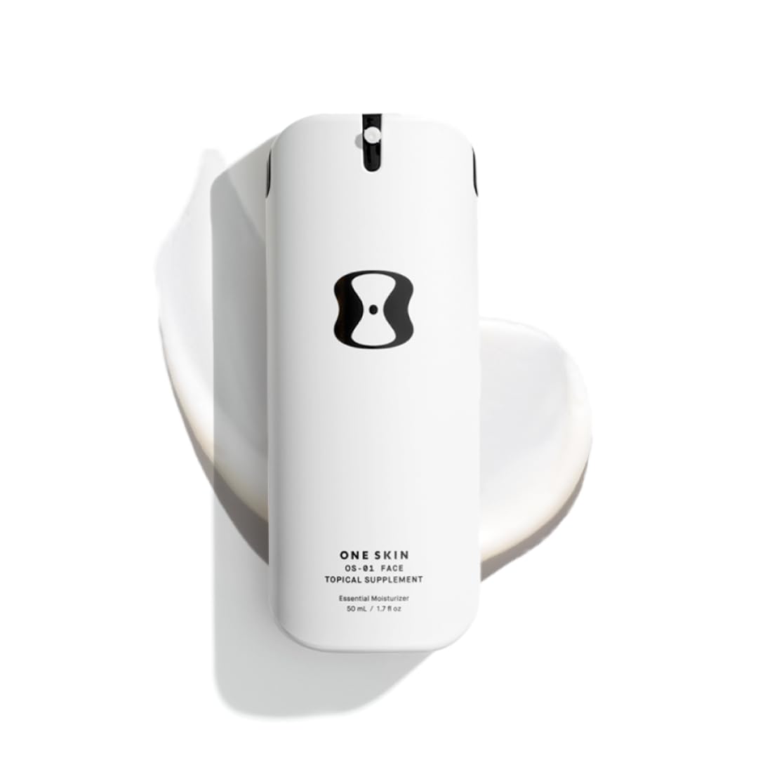 OneSkin FACE OS-01 Peptide Topical Supplement – Fragrance-Free Skin Longevity Moisturizer (50 mL / 1.7 oz)