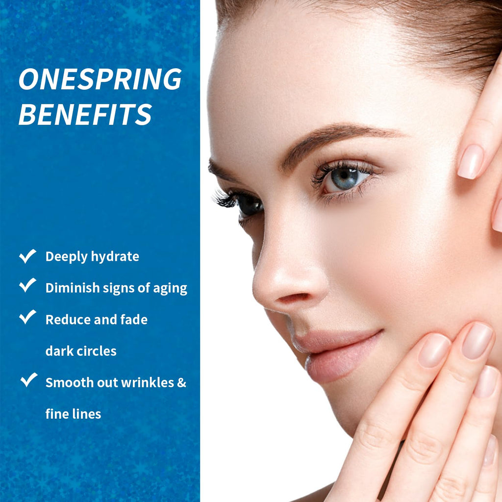Onespring Eye Masks (48 Pairs) – Collagen Under Eye Patches for Puffy Eyes, Dark Circles, Fine Lines | Spa Party & Bridal Gifts