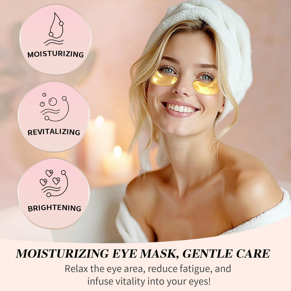 Onespring Under Eye Patches (24 Pairs) – 24K Gold, Dark Circles & Puffiness