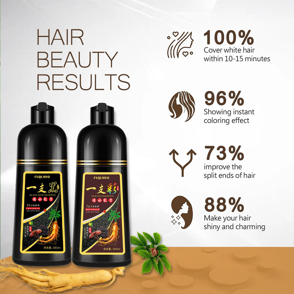 Onilyua Instant Silver Gray Hair Dye Shampoo 500ml – 3 in 1 Color & Care