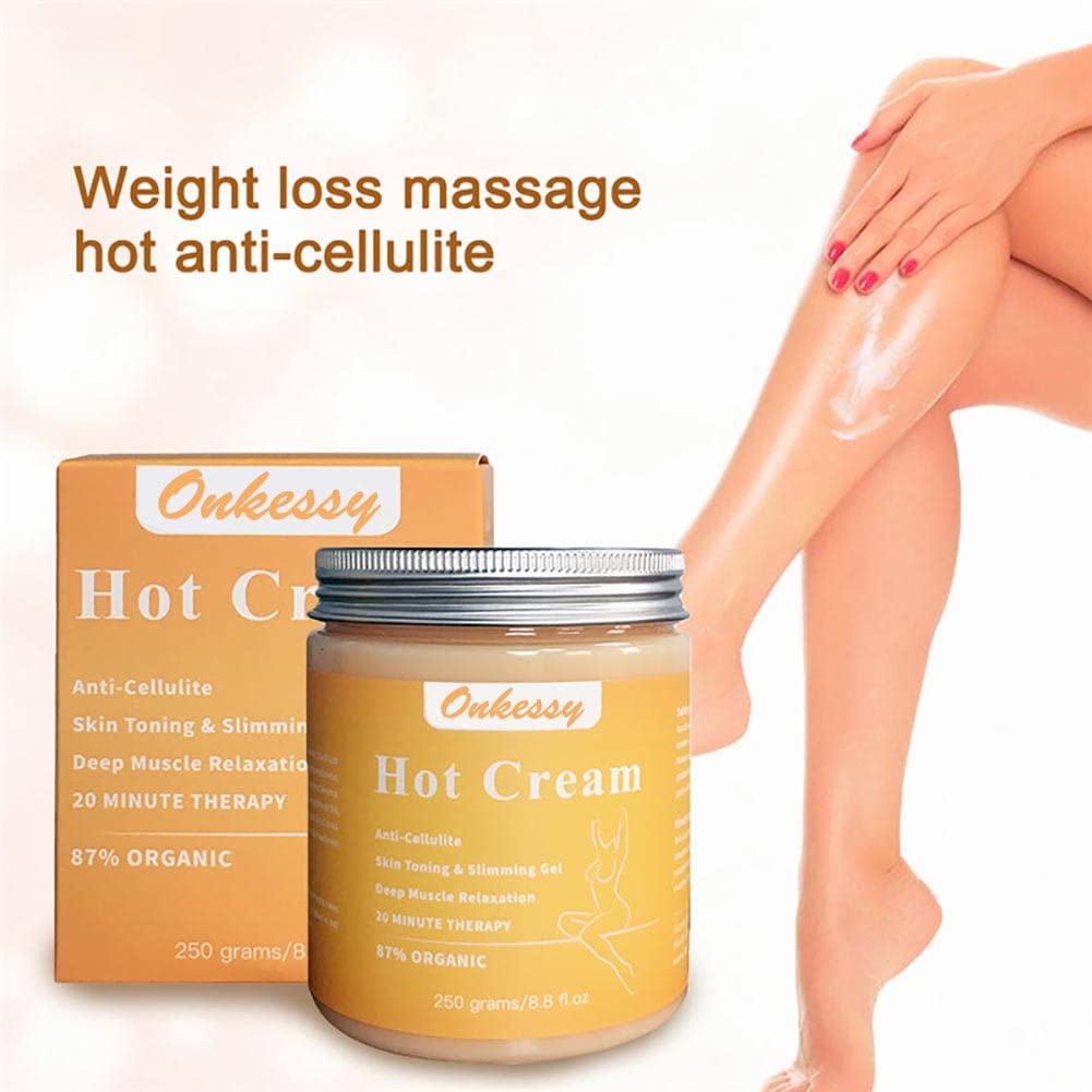 Onkessy Hot Cream – Cellulite & Fat Burner for Body Slimming, Belly Fat, and Toned Skin