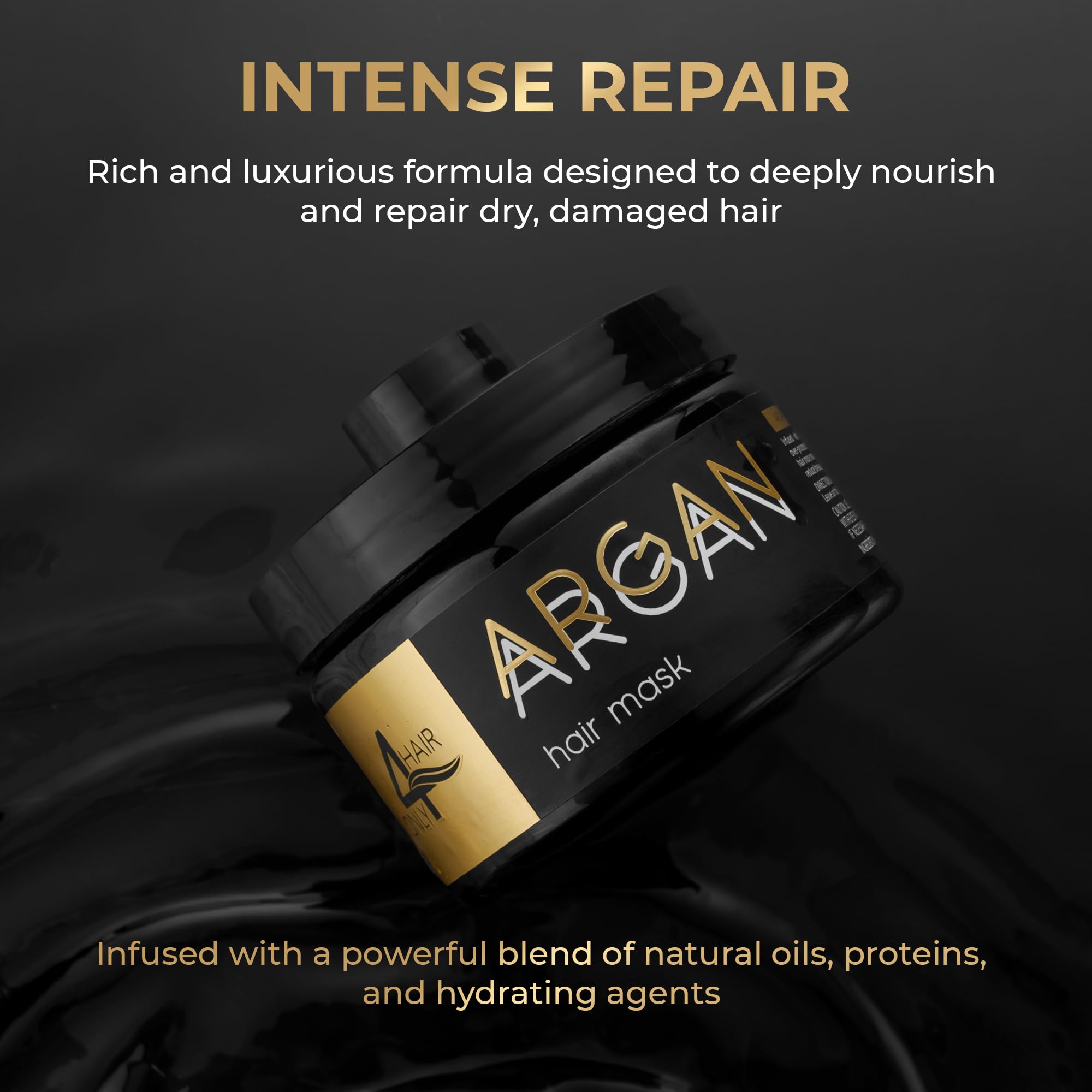ONLY4HAIR Argan Oil Hair Repair Mask – Deep Conditioning for Damaged Hair