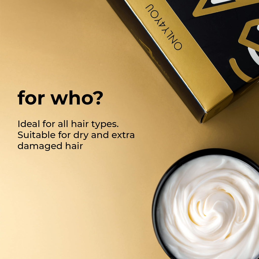 ONLY4HAIR Argan Oil Hair Repair Mask – Deep Conditioning for Damaged Hair