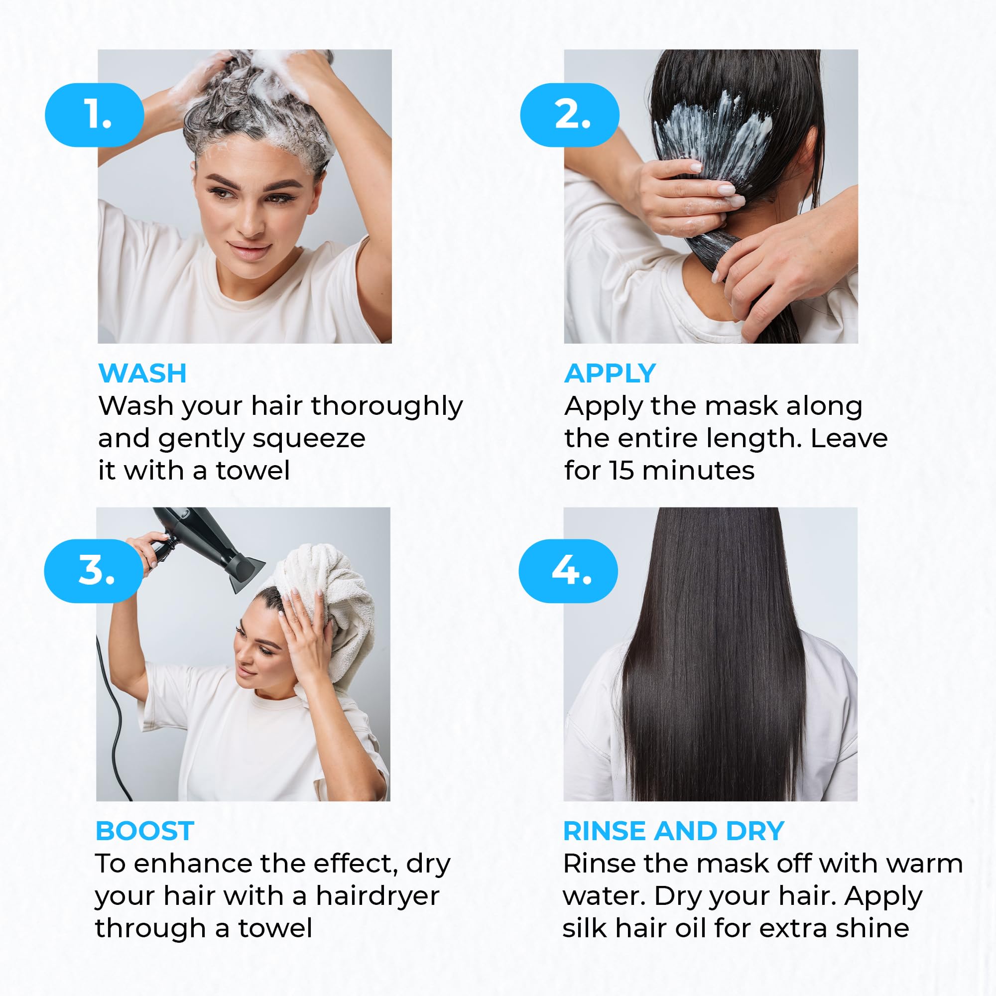 ONLY4HAIR Collagen Hair Mask – Deep Repair, Shine & Hydration