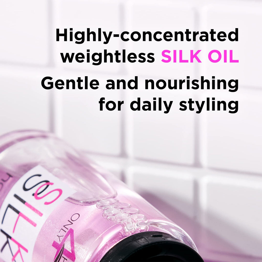 ONLY4HAIR Silk Hair Oil – Anti-Frizz, Shine & Heat Protection for All Hair Types