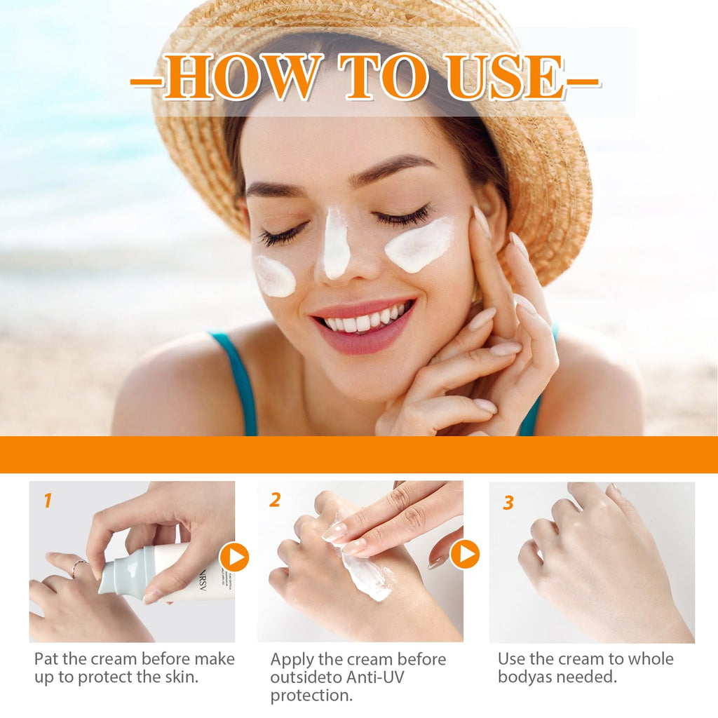 ONRSV Madagascar Centella SPF50 Sunscreen & Facial Serums – Hydrating, Non-Sticky Sun Protection for All Skin Types