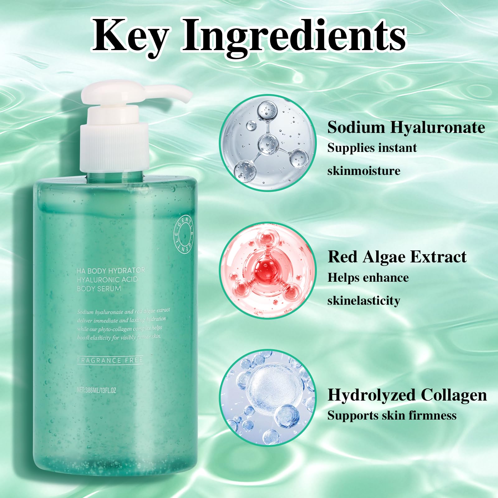 ONRSV Body Hydrator Hyaluronic Acid Serum — Deep Moisture, Fragrance-Free, 386ml