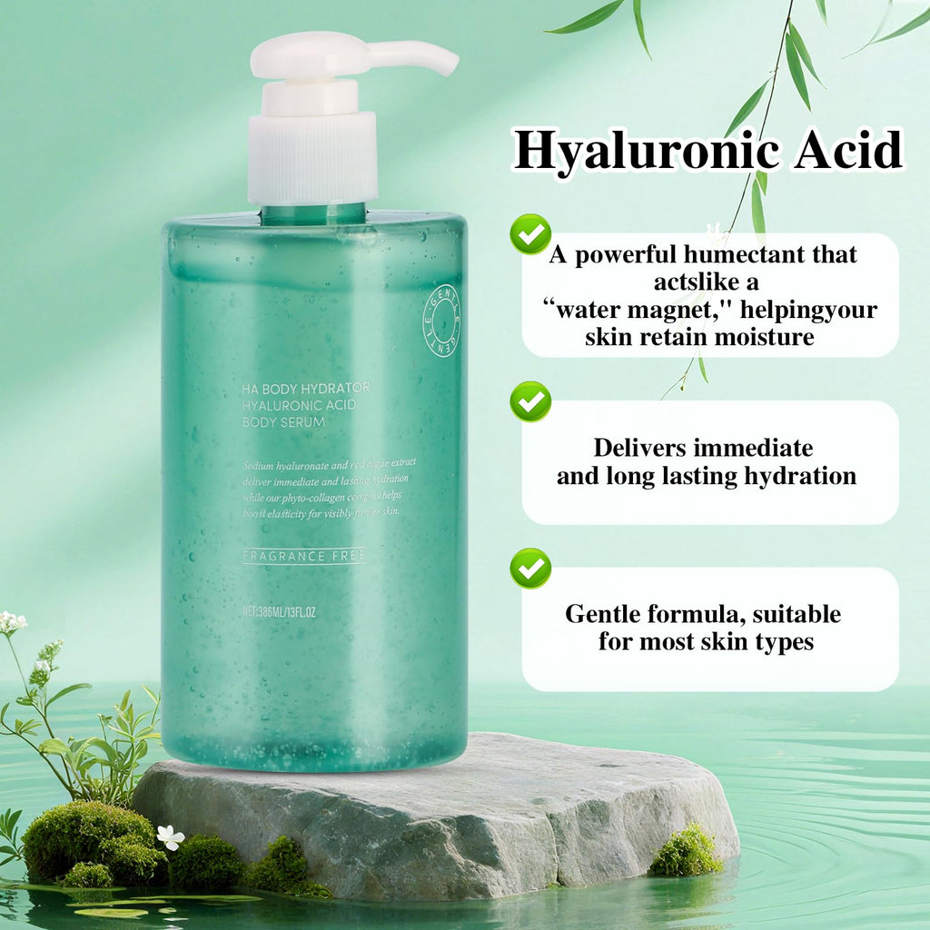 ONRSV Body Hydrator Hyaluronic Acid Serum — Deep Moisture, Fragrance-Free, 386ml