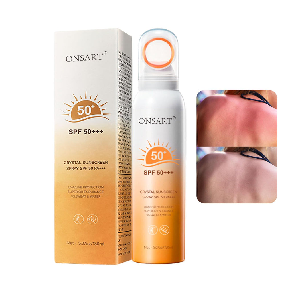 ONSART Mineral Sunscreen Spray SPF 50 – 360° Mist, Lightweight & Travel-Ready 150 ml