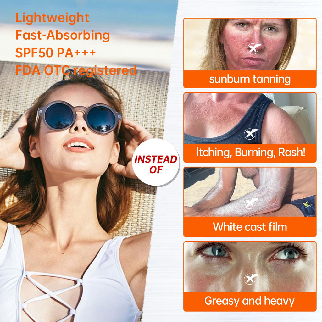 ONSART Mineral Sunscreen Spray SPF 50 – 360° Mist, Lightweight & Travel-Ready 150 ml