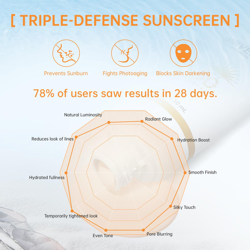 ONSART Tinted Sunscreen for Face SPF 50 — Mineral, Oil-Free, No White Cast