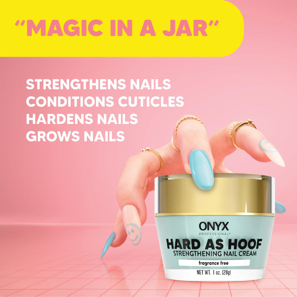Onyx Professional Hard As Hoof Nail Strengthening Cream, Unscented – Nail Growth & Conditioning