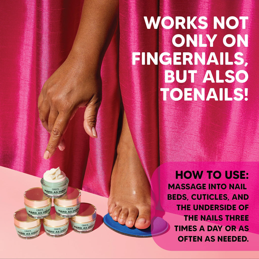 Onyx Professional Hard As Hoof Nail Strengthening Cream, Unscented – Nail Growth & Conditioning