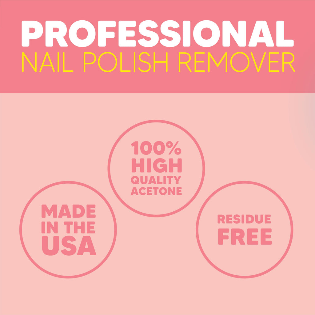 Onyx Professional Coconut Scented Nail Polish Remover + Nail File, 16 oz – Maximum Strength, Vitamin E & Grapeseed Oil