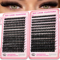 OOPPOO Manga Lash Clusters – 392 Pcs 120D+150D D Curl Wispy Lash Extensions (10-18mm)